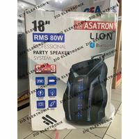 Gambar [GOJEK/GRAB] SPEAKER AKTIF BLUETOOTH ASATRON PORTABLE LION 18INCH dari Zio Elektronik undefined 1 Tokopedia
