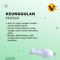 Gambar Pispot Wanita Tempat Buang Air Dewasa Alat Bantu Pipis Kencing Urin dari Toko Vernon_NEW undefined 2 Tokopedia