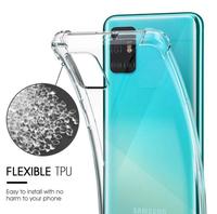 Gambar SAMSUNG GALAXY A51 A515 SOFT CRYSTAL CLEAR ORIGINAL SILICONE TPU COVER - Clear dari Original Shop Nillkin undefined 3 Tokopedia