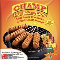Gambar Champ Sosis Ayam Bakar Jumbo 500gr Isi 6 Pcs dari Sayur Home Delivery undefined 2 Tokopedia