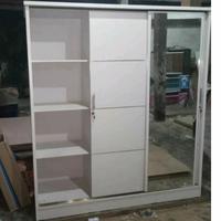 Gambar LEMARI BAJU SLIDING/SLEDING 3 PINTU PREMIUM,FREE ONGKIR JABODETABEK dari Arsyila Furniture custome undefined 5 Tokopedia