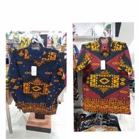 Gambar Batik Kemeja Krisna Wahyu Matahari - Merah Pendek, S dari BatikKrisnaWahyu undefined 1 Tokopedia