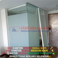 Gambar STIKER KACA SANDBLAST PUTIH SUSU KHUSUS KAMAR MANDI TIDAK TEMBUS dari PUSAT KACA FILM DAN STIKER INDO KREASI ART undefined 1 Tokopedia