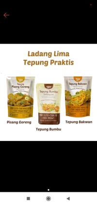 Gambar LADANG LIMA TEPUNG BUMBU SERBAGUNA / PISANG GORENG / BAKWAN HALAL - Tepung Serbagun dari JajanMart undefined 1 Tokopedia