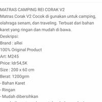 Gambar matras spon camping tebal Rei CORAK V2 original AREI outdoogear - V3 dari Store Adventure Malang undefined 4 Tokopedia