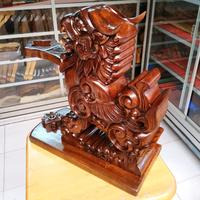 Gambar Jagrak Stand Tempat Keris Pusaka Isi 1 Ukiran Singa Jati Mewah AP0223 dari Vintage Sultan Antique undefined 4 Tokopedia