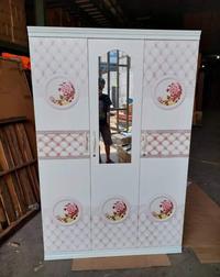 Gambar Lemari Baju Besi - Lemari Pakaian Besi Sliding / 2 Pintu / 3 Pintu [KHUSUS BANDUNG] - XR 302 C, Kargo / Non Rakit dari Indo Utama undefined 4 Tokopedia
