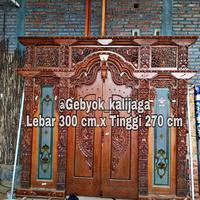 Gambar gebyok ukir / gebyok Jepara / full jati solid dari Gebyok Kalijaga undefined 1 Tokopedia