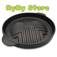 Gambar Mini BBQ Round Grill - Panggangan Racha - Korean Mujigae Cast Iron - 16cm dari KYKY Kitchenware undefined 4 Tokopedia