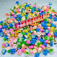 Gambar 50pcs TERMURAH Penghapus karakter Lucu super mini /makanan kue dari yasmintoys undefined 1 Tokopedia