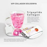 Gambar VIP Collagen Drink - Suplemen Pemutih kulit BPOM 1BOX - 20sachet dari M2shop ID undefined 3 Tokopedia