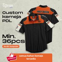 Gambar Custom Kemeja PDL Bordir Komputer Bahan Drill Slim Fit Reguler Size Min 36pcs Kemeja Satuan PDL Sablon Komputer - Pendek dari ruangselaras.studio undefined 1 Tokopedia