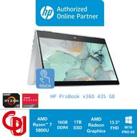 Gambar HP ProBook x360 435 G8 Ryzen 7 5800U 16GB 1TB SSD 13.3" FHD Win 10 PRO dari CPUCOM - HP Authorized undefined 1 Tokopedia