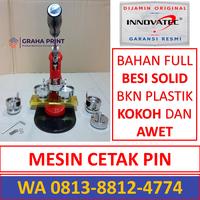 Gambar Mesin Press PIN Innovatec Alat Cetak Pembuat Pin Bross Ganci Souvenir dari Graha Print Innovatec undefined 1 Tokopedia