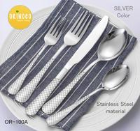 Gambar Cutlery Set Peralatan Makan Set Stainless Steel Sendok Garpu Pisau - Rose gold dari Maxhomeliving_NEW undefined 2 Tokopedia