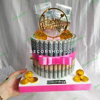 Gambar sesuai foto (Snack tower/kue ulang tahun/kado ulang tahun/birthday) dari @decorshop.jj undefined 1 Tokopedia
