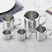 Gambar Gelas Milk Jug Latte Art Stainless Pitcher Kopi Susu Desain Kubah Atas - 5 Oz dari Lafalen undefined 4 Tokopedia