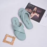 Gambar Sarasara DORA Sandal Sendal Slop Wedges Slip On Wanita Terbaru Murah - black, 36 dari Alesa 01 undefined 3 Tokopedia