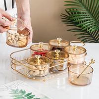 Gambar Tempat kue imlek lebaran natal set 6 toples & nampan motif polos rilis - Putih, toples polos dari Rickhouse.id undefined 3 Tokopedia