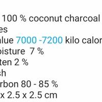 Gambar Arang Briket 100% Batok Kelapa Grade A Buat Shisha Hookah Barbeque dari Niko Gas undefined 3 Tokopedia