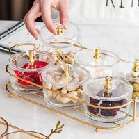 Gambar Tempat kue imlek lebaran natal set 6 toples & nampan motif polos rilis - Putih, toples polos dari Rickhouse.id undefined 4 Tokopedia