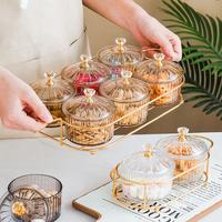 Gambar Tempat kue imlek lebaran natal set 6 toples & nampan motif polos rilis - Putih, toples polos dari Rickhouse.id undefined 1 Tokopedia