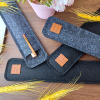 Gambar Apple Pencil 2 1 Case Stylus Pen Sleeve Samsung Huawei iPad Wool Felt - Black dari Miss Jolie - Little Leaf undefined 3 Tokopedia
