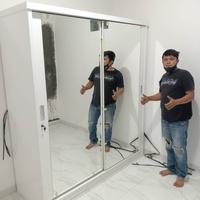 Gambar lemari pakaian sliding door dari karyaasepmebel undefined 3 Tokopedia