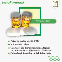 Gambar [BISA COD] SEGEL SEAL ALUMINIUM FOIL BOTOL PET DIAMETER 5.1 CM - 5.1cm dari pabrikplastik24 undefined 2 Tokopedia