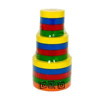 Gambar Mainan Edukatif / Edukasi Anak Puzzle Balok Kayu Menara Pelangi Bulat dari TokoDnD undefined 1 Tokopedia