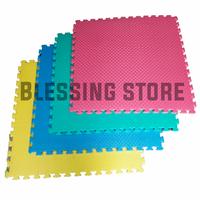 Gambar Matras puzzle 100x100 tebal 2 cm alas matras lantai spon - 100x100 tbl 1cm, Hitam dari BLESSING STORE IDN undefined 5 Tokopedia