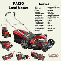 Gambar Mesin Potong Rumput Dorong Pazto atau Lawn Mower Bensin FREE 1 PISAU dari pazto indonesia undefined 3 Tokopedia