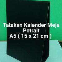Gambar TATAKAN KALENDER MEJA A5 POTRAIT HITAM dari MitraSolusiDigital undefined 1 Tokopedia