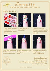 Gambar [KODE L] INNAILS WRAPS / NAIL STICKER / STIKER KUKU - DELISHA TULIP dari InnailsCo undefined 3 Tokopedia