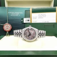 Gambar Rolex Datejust Black MOP Diamond Dial 31 mm dari Timeology undefined 5 Tokopedia