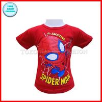 Gambar BAJU / KAOS ANAK MOTIF KARAKTER SPIDERMAN katun TC - XL dari Toko Salim Fashion undefined 4 Tokopedia