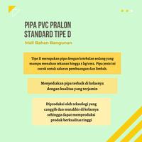 Gambar PIPA PVC PRALON paralon D2 inch D2 1/2 inch D 3 inch D4 inch - 1 1/2" dari Mall Bahan Bangunan undefined 3 Tokopedia