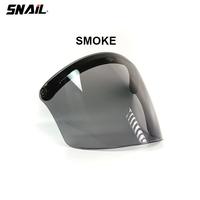 Gambar Kaca Helm Retro Model Bogo Flat Datar Merk Snail Warna Smoke dari saungmotor undefined 1 Tokopedia