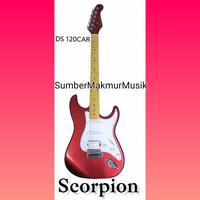 Gambar Gitar listrik Scorpion stratocaster my first electric guitar DS120 - Hijau muda dari SumberMakmurMusik undefined 1 Tokopedia