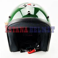 Gambar HELM BATOK JPN MODEL RETRO ARC NEW GREEN dari ISTANA HELMET Kota Bandung 2 Tokopedia