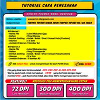 Gambar Cetak Stiker Label Vinyl & Transparan EXPRESS / Label Kemasan ANTI AIR dari WOWPRINT.ID undefined 2 Tokopedia