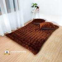 Gambar Kasur Gender Bulu Rasfur 200 x 200 x 10 cm Plus 2 Bantal Jumbo dari Aroboyu Home Store undefined 1 Tokopedia