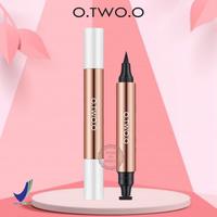 Gambar O.TWO.O Stamp Eyeliner Black Double Head Waterproof Pencil - Cat Eye Liner dari madame fany undefined 1 Tokopedia