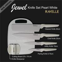 Gambar RAVELLE Non Stick Pisau Set Dapur 6PCS Kitchen Knife Set Motif Diamond dari Rajawali Perabot undefined 3 Tokopedia