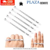 Gambar Alat Ukur Cincin Ring Size Pengukur Jari PUTIH dari PLAZAREMOTE undefined 1 Tokopedia