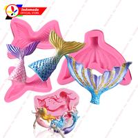 Gambar Indomada Silicone Mermaid Tail Mold 3D Baking Cake Jelly Sugar Chocola dari Indomada Shop undefined 4 Tokopedia