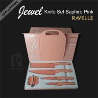Gambar RAVELLE Non Stick Pisau Set Dapur 6PCS Kitchen Knife Set Motif Diamond dari Rajawali Perabot undefined 2 Tokopedia