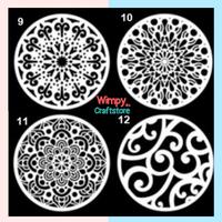 Gambar Plastik Stencil Mandala Stensil Dekorasi Motif Cetakan Texture Motif 9 dari Wimpy Craftstore undefined 3 Tokopedia