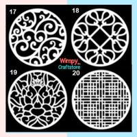 Gambar Plastik Stencil Mandala Stensil Dekorasi Motif Cetakan Texture Motif 9 dari Wimpy Craftstore undefined 5 Tokopedia