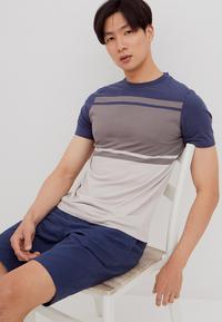 Gambar MEN'S TOP Kaos Lengan Pendek Pria Slim Fit ANTELOPE 2 - NAVY - NAVY, M dari Men's Top Official undefined 1 Tokopedia